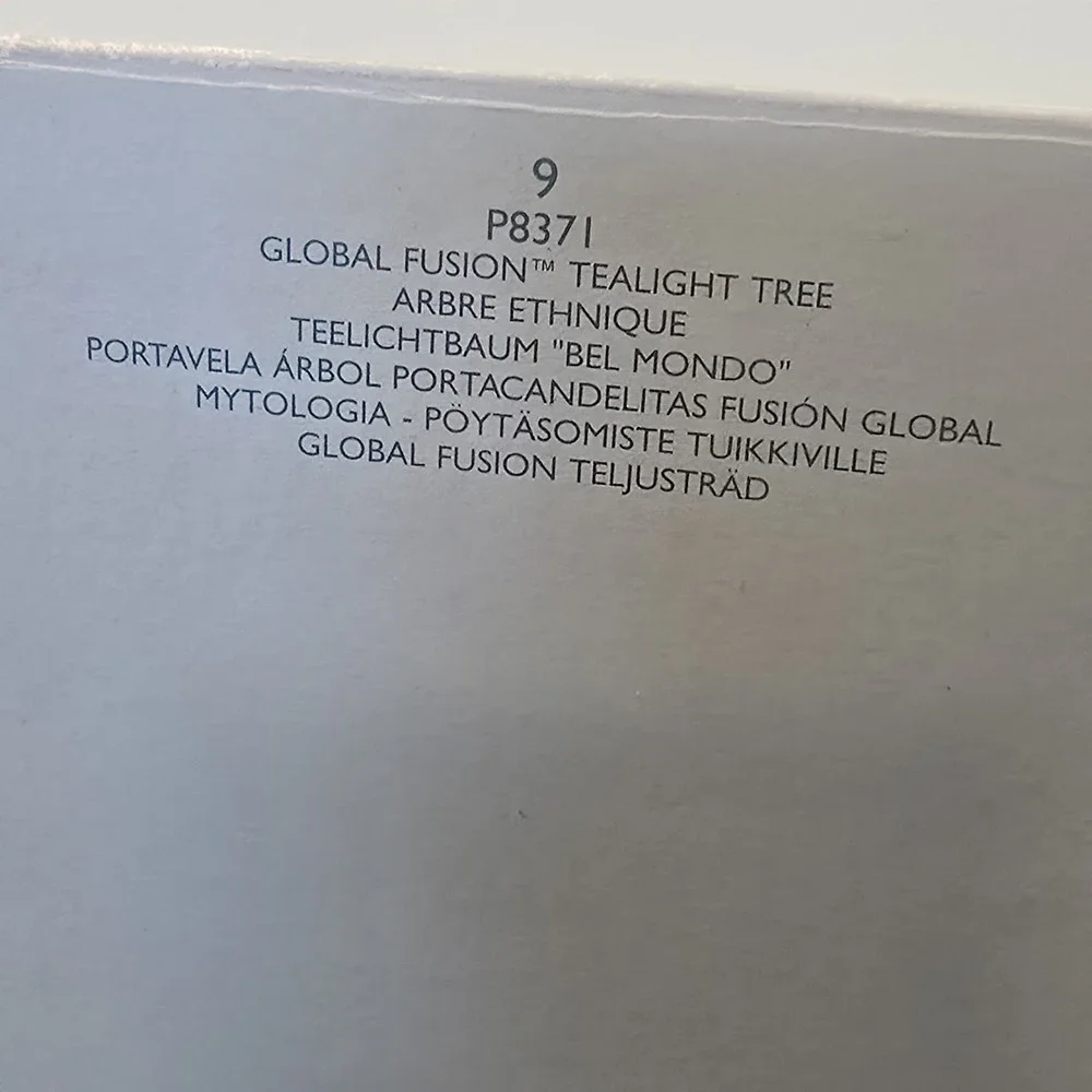 Partylite Global Fusion Hanging Tealight Tree Candle Holder P8371 Retired - Picture 3 of 4